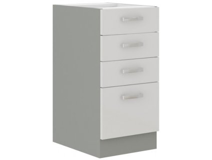 Kuchyňská skříňka Bianca - dolní 40 D 4S šuplíková INDAMATIC