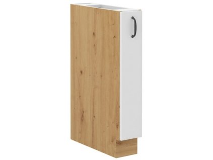 Kuchyňská skříňka Stilo WHAR - dolní 15 D Cargo, bílá + Artisan