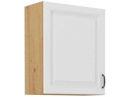 Kuchyňská skříňka Stilo WHAR - horní 60 G-72 1F, bílá + Artisan
