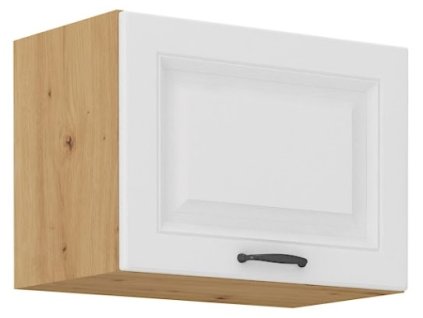 Kuchyňská skříňka Stilo WHAR - horní výklop 50 GU-36 1F, bílá + Artisan