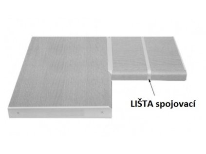 Lišta SPOJOVACÍ k pracovní desce 28 mm