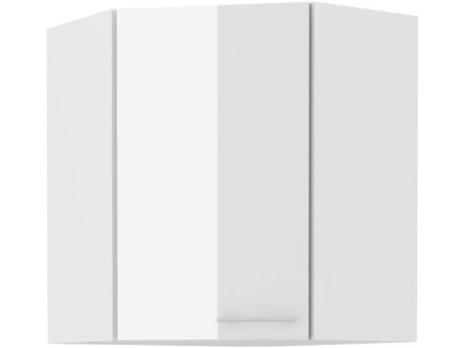 Kuchyňská skříňka Lara White - horní rohová 60x60 GN-72 1F (45°)