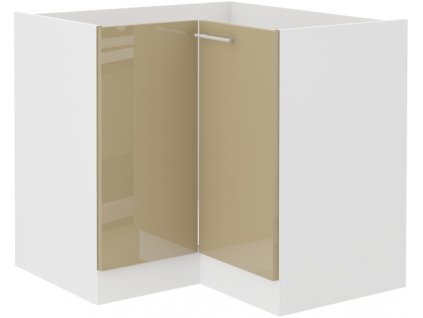 Kuchyňská skříňka Lara Cappucino - dolní rohová 90x90 DN 2F
