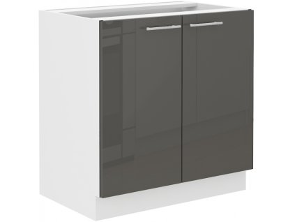 Kuchyňská skříňka Lara Grey - dolní 80 ZL 2F dřezová