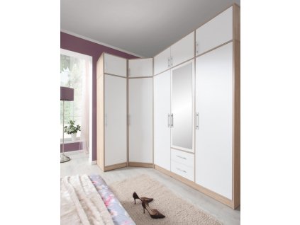 Předsíňové skříně Smart 02 bílá + sonoma