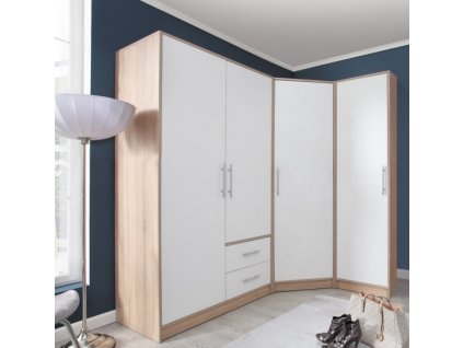 Předsíňové skříně Smart B bílá + sonoma
