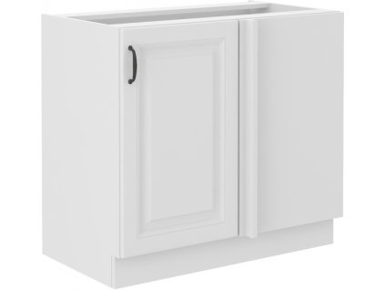 Kuchyňská skříňka Stilo WHWH - dolní rohová maskovnice 105 ND 1F, bílá + bílá