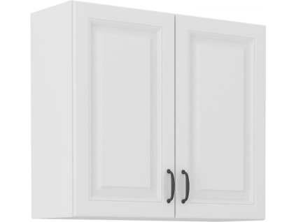Kuchyňská skříňka Stilo WHWH - horní 80 G-72 2F, bílá + bílá