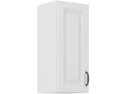 Kuchyňská skříňka Stilo WHWH - horní 30 G-72 1F, bílá + bílá