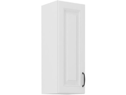 Kuchyňská skříňka Stilo WHWH - horní 30 G-90 1F, bílá + bílá