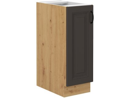 Kuchyňská skříňka Stilo GRAR - dolní 30 D Cargo, grafit + Artisan