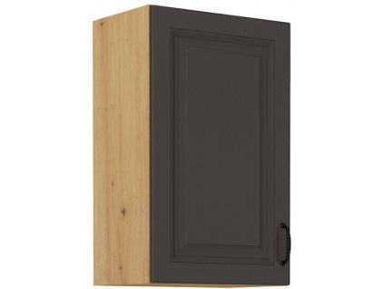 Kuchyňská skříňka Stilo GRAR - horní 45 G-72 1F, grafit + Artisan
