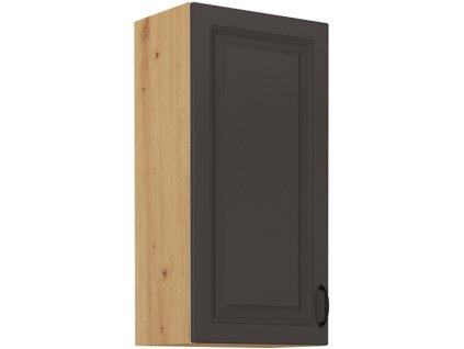 Kuchyňská skříňka Stilo GRAR - horní 45 G-90 1F, grafit + Artisan