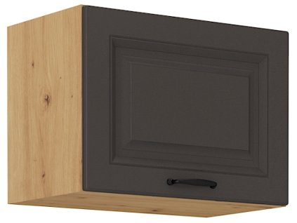 Kuchyňská skříňka Stilo GRAR - horní výklop 50 GU-36 1F, grafit + Artisan