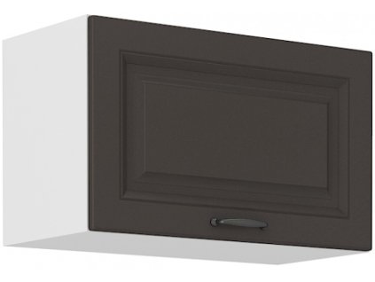 Kuchyňská skříňka Stilo GRWH - horní výklop 60 GU-36 1F, grafit + bílá