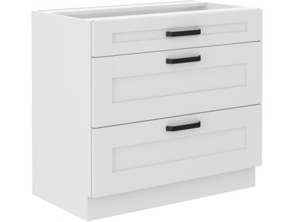 Kuchyňská skříňka Luna WHWH - dolní 80 D 3S šuplíková PREMIUM BOX
