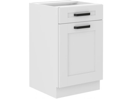 Kuchyňská skříňka Luna WHWH - dolní 50 D 1F 1S dvířka + šuplík PREMIUM BOX