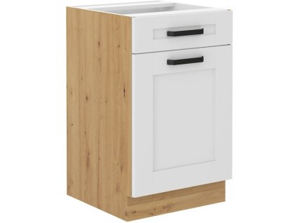Kuchyňská skříňka Luna WHAR - dolní 50 D 1F 1S dvířka + šuplík PREMIUM BOX