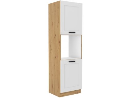 Kuchyňská skříňka Luna WHAR - 60 DP-210 2F sloupek se zabudovanou troubou, dvířka