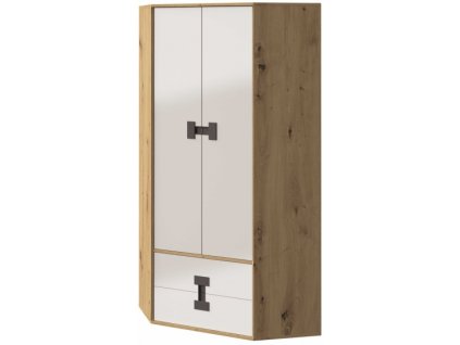 Šatní kříň rohová Index 02
