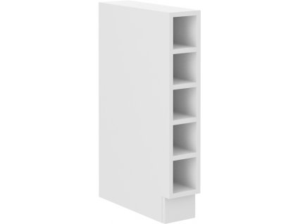 Kuchyňská skříňka Stilo DustGRWH - dolní policová 15 D OTW, bílá