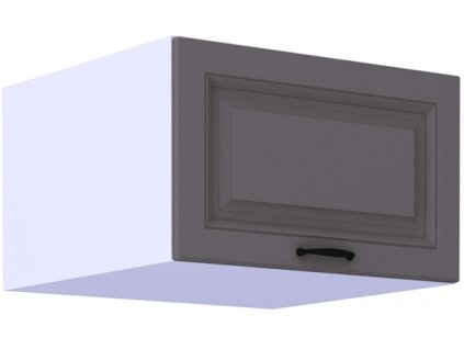 Kuchyňská skříňka Stilo DustGRWH - horní výklop 60 NAGU-36 1F, Dust Grey + bílá