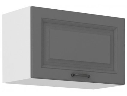 Kuchyňská skříňka Stilo DustGRWH - horní výklop 60 GU-36 1F, Dust Grey + bílá