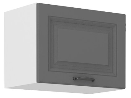 Kuchyňská skříňka Stilo DustGRWH - horní výklop 50 GU-36 1F, Dust Grey + bílá
