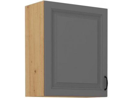 Kuchyňská skříňka Stilo DustGRAR - horní 60 G-72 1F, Dust Grey + Artisan