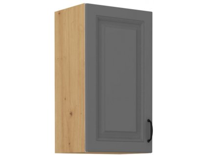 Kuchyňská skříňka Stilo DustGRAR - horní 40 G-72 1F, Dust Grey + Artisan