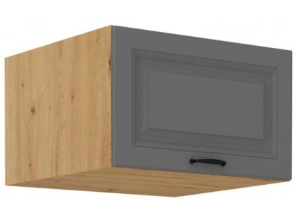 Kuchyňská skříňka Stilo DustGRAR - horní výklop 60 NAGU-36 1F, Dust Grey + Artisan