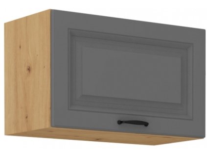 Kuchyňská skříňka Stilo DustGRAR - horní výklop 60 GU-36 1F, Dust Grey + Artisan