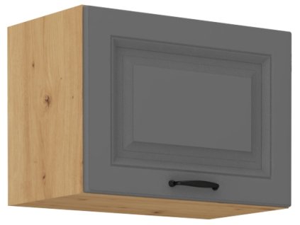 Kuchyňská skříňka Stilo DustGRAR - horní výklop 50 GU-36 1F, Dust Grey + Artisan