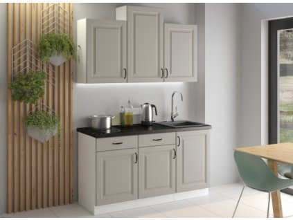 Kuchyňská linka Stilo ClayGRWH - Sestava 3, Clay Grey + bílá