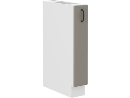 Kuchyňská skříňka Stilo ClayGRWH - dolní 15 D Cargo, Clay Grey + bílá