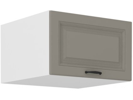 Kuchyňská skříňka Stilo ClayGRWH - horní výklop 60 NAGU-36 1F, Clay Grey + bílá