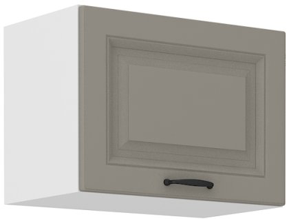 Kuchyňská skříňka Stilo ClayGRWH - horní výklop 50 GU-36 1F, Clay Grey + bílá