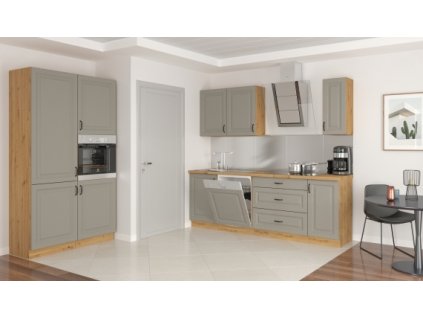 Kuchyňská linka Stilo ClayGRAR - Sestava 2, Clay Grey + Artisan