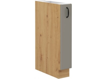 Kuchyňská skříňka Stilo ClayGRAR - dolní 15 D Cargo, Clay Grey + Artisan