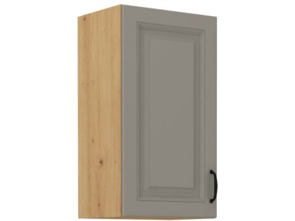 Kuchyňská skříňka Stilo ClayGRAR - horní 40 G-72 1F, Clay Grey + Artisan