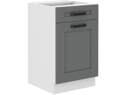Kuchyňská skříňka Luna DustGRWH - dolní 50 D 1F 1S dvířka + šuplík PREMIUM BOX
