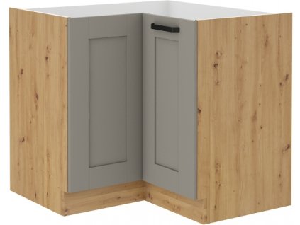 Kuchyňská skříňka Luna ClayGRAR - dolní rohová 90x90 DN 2F