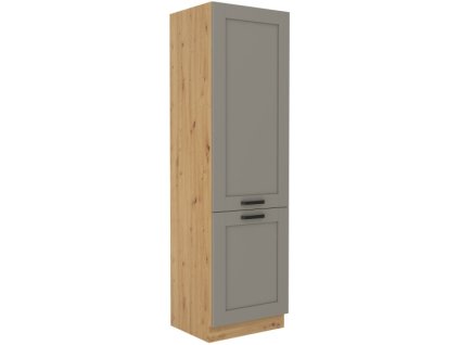 Kuchyňská skříňka Luna ClayGRAR - 60 LO-210 2F sloupek pro zabudování lednice