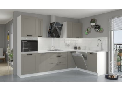 Kuchyňská linka Luna ClayGRWH - Sestava 4