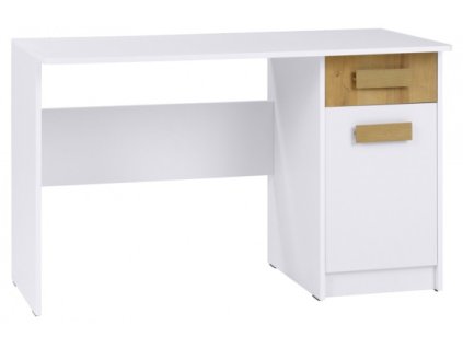 Psací stůl Grant 11 bílý + dub riviera