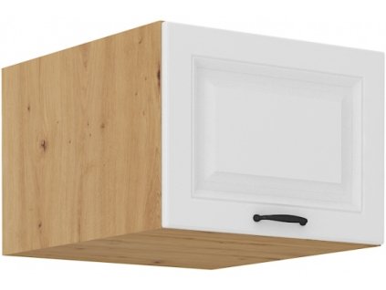Kuchyňská skříňka Stilo WHAR - horní výklop 50 NAGU - 36 1F, bílá + Artisan