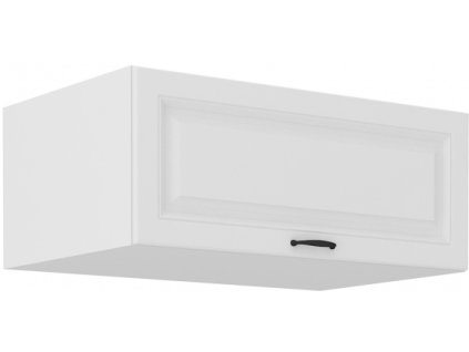 Kuchyňská skříňka Stilo WHWH - horní výklop 80 NAGU - 36 1F, bílá + bílá