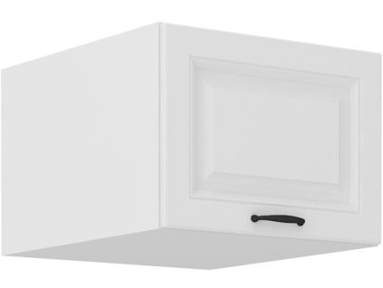 Kuchyňská skříňka Stilo WHWH - horní výklop 50 NAGU - 36 1F, bílá + bílá