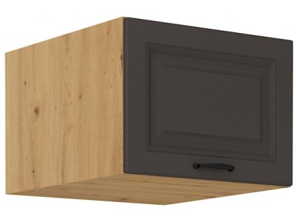 Kuchyňská skříňka Stilo GRAR - horní výklop 50 NAGU - 36 1F, grafit + Artisan