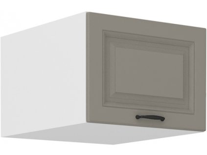 Kuchyňská skříňka Stilo ClayGRWH - horní výklop 50 NAGU - 36 1F, Clay Grey + bílá